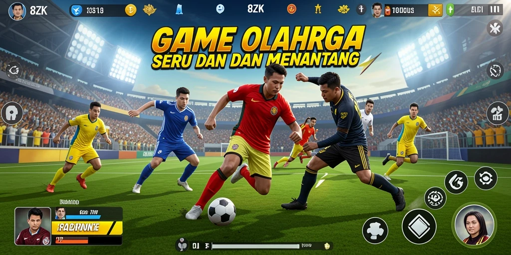 Tampilan gameplay seru dalam aplikasi 8ZK.
