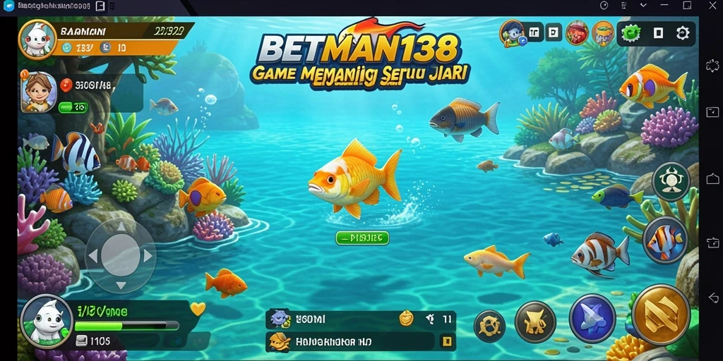Gameplay BETMAN138 menunjukkan keindahan alam sambil memancing.