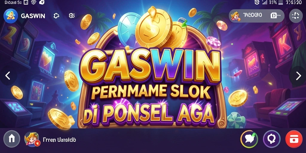 Tampilan gameplay GASWIN dengan grafis slot yang menarik.