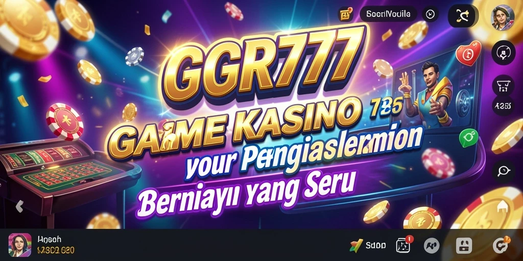 Tampilan permainan Kasino yang memukau di GGR777.