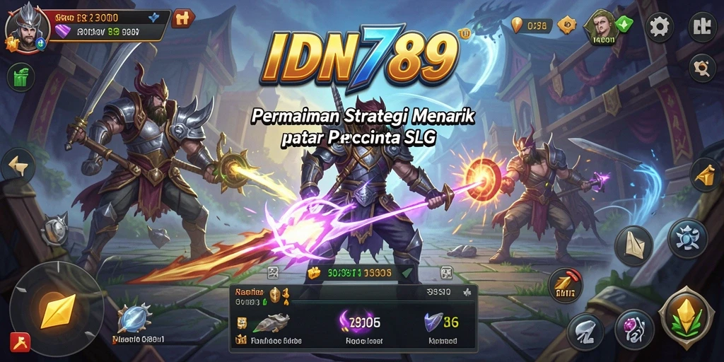 Tampilan gameplay menarik dan interaktif di IDN789.