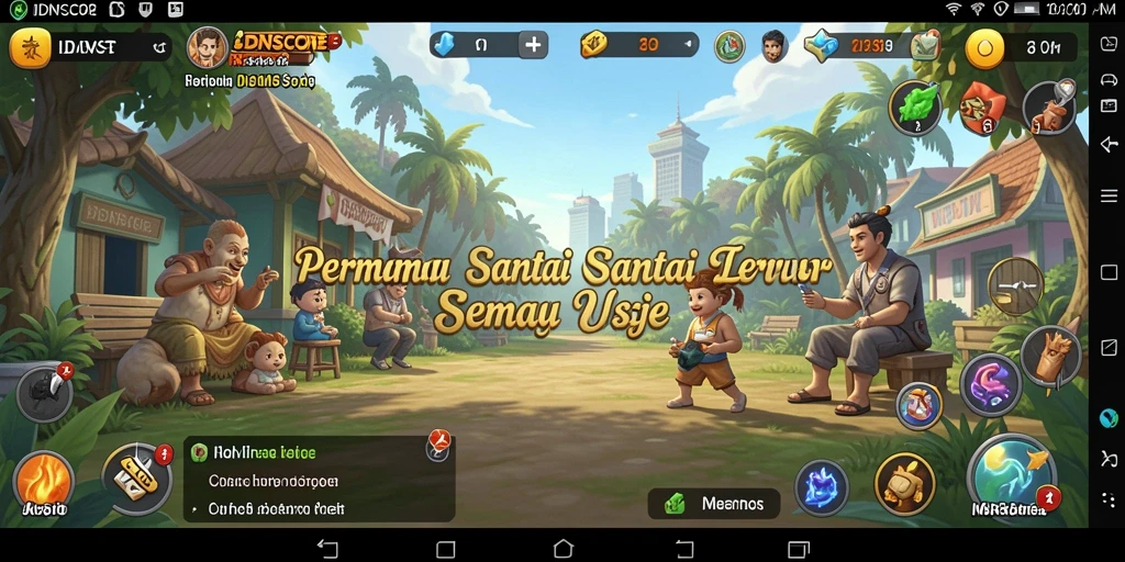 Screenshot IDNSCORE menampilkan aksi seru gameplay Casual.