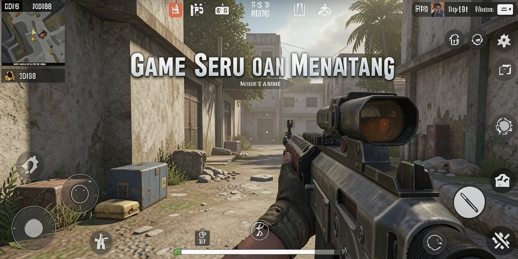 Screenshot gameplay RDI88 menampilkan aksi seru FPS yang mendebarkan.
