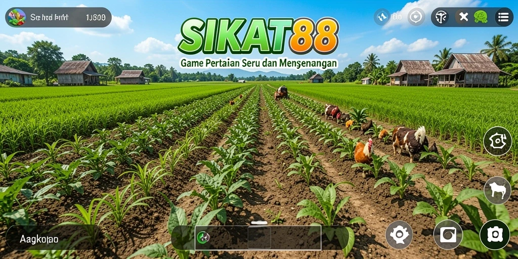 Gameplay SIKAT88 yang menarik dengan pertanian dan hewan ternak.