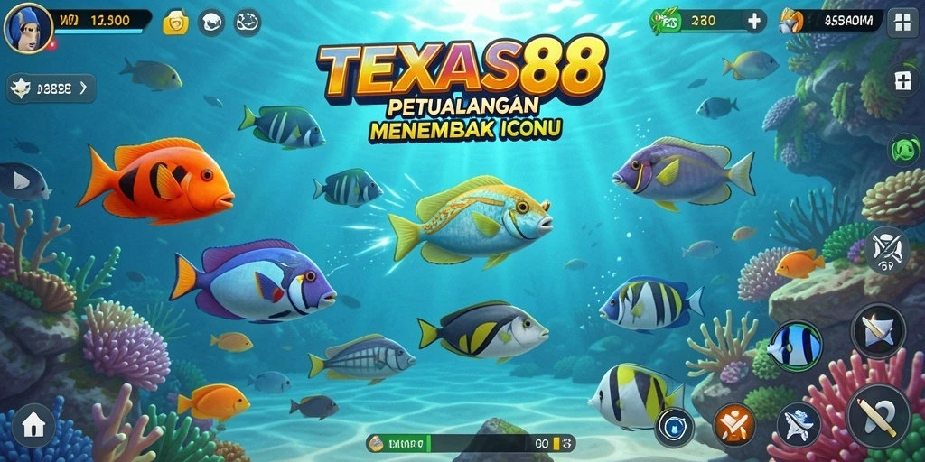 Gameplay menembak ikan yang seru dan menantang di TEXAS88.
