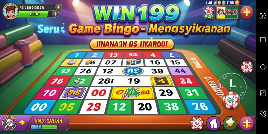 Screenshot gameplay Bingo yang menarik dan seru dari WIN199.
